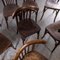 Ebony and Oak Bentwood Dining Chairs from Luterma, 1950s, Set of 8 2