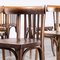 Dark Oak Bentwood Dining Chairs from Luterma, 1950s, Set of 8 2