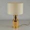 Italian Table Lamps in Gold and Stoneware Ceramic by Bitossi, 1970s, Set of 2, Image 4