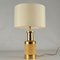 Italian Table Lamps in Gold and Stoneware Ceramic by Bitossi, 1970s, Set of 2, Image 3