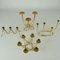 Mid-Century Modern Candelabras in Brass, 1950s, Set of 4 2