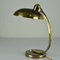 Modernist Brass Table Lamp attributed to Christian Dell for Kaiser, 1930s 3