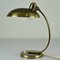 Lámpara de mesa modernista de latón atribuida a Christian Dell para Kaiser, años 30, Imagen 4