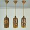 Pendant Lamps in Copper and Glass by Nanny Still for Raak, 1960s, Set of 3 2