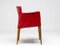 Fauteuils en Cuir Rouge de Carlo Bartoli, 1980s 5