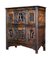 Carved Oak Gothic Revival Food Cupboard 1