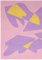 Ryan Rivadeneyra, Purple Mountains and Pools, 2022, acrilico su carta da acquerello, Immagine 3