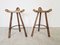 Tabourets de Bar Brutalistes Mid-Century, 1960s, Set de 2 5