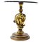 Brass Horse Head Side Table, 1970s, Image 1