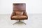 Vintage Leather Swivel Chair attributed to Beaufort, 1960s 2