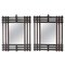 Large French Wood Tramp Art Frames with Mirror, 1880, Set of 2, Image 1