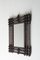 Large French Wood Tramp Art Frames with Mirror, 1880, Set of 2 7