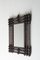 Large French Wood Tramp Art Frames with Mirror, 1880, Set of 2, Image 7