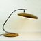 Mid-Century Gold Brown and Metal Mod. 520 Desk Lamp by Fase Madrid, 1960s 10