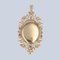 18 Karat French Rose Gold Pendant, 1960s 12