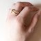 Vintage 18k Gold Diamond Ring, 1970s, Image 12