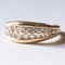 Vintage 18 Karat Gold Diamantring, 1970er 2