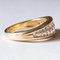 Vintage 18k Gold Diamond Ring, 1970s, Image 8