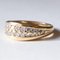 Vintage 18k Gold Diamond Ring, 1970s, Image 3