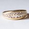 Vintage 18k Gold Diamond Ring, 1970s, Image 10