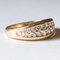 Vintage 18 Karat Gold Diamantring, 1970er 9