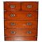 Vintage Military Campaign Chest of Drawers in Oak 1