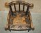 Antique Japanese Armchair with Floral Carving from Liberty's London, 1905 13