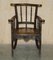 Antique Japanese Armchair with Floral Carving from Liberty's London, 1905 2