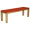 Large Red Dining Table 1