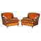 Leather Chairs by Howard George Smith, Set of 2 1