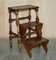 Antique Arts & Crafts Metamorphic Library Ladder, Image 16