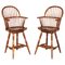 Antique Winsor Armchairs in Wood, Set of 2 1