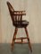 Antike Winsor Sessel aus Holz, 2er Set 15