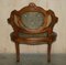 Antique Napoleon III Bergere Armchairs and Matching Table, 1890, Set of 3 12