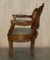 Antique Napoleon III Bergere Armchairs and Matching Table, 1890, Set of 3 13