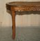 Antique Napoleon III Bergere Armchairs and Matching Table, 1890, Set of 3, Image 16