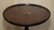 Antique 1880 Sheraton Revival Tripod Table in Hardwood 4