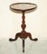 Antique 1880 Sheraton Revival Tripod Table in Hardwood 2