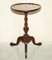 Antique 1880 Sheraton Revival Tripod Table in Hardwood, Image 2