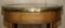 Tavolino Napoleone III antico con ripiano in pelle marrone, Immagine 4