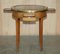 Antique Napoleon III Occasional Table with Brown Leather Top 16