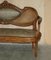 Antique Napoleon III Bergere Window Bench, 1890, Image 4