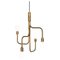 Strapatz Brass Ceiling Lamp by Sabina Grubbeson for Konsthantverk 1