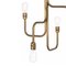 Strapatz Brass Ceiling Lamp by Sabina Grubbeson for Konsthantverk 2