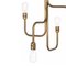 Strapatz Brass Ceiling Lamp by Sabina Grubbeson for Konsthantverk, Image 2
