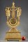 Vergoldete Bronze Lyra-Uhr im Empire-Stil mit Homer-Büste, 1810er 2