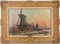 Albert Marie Lebourg, Bei Rotterdam: Windmühle und Untergehende Sonne, 1896, Öl auf Leinwand 1