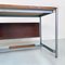 Industrial Italian Metal and Wood Desk with Drawers, 1970s 10