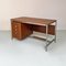 Industrial Italian Metal and Wood Desk with Drawers, 1970s, Image 14