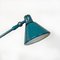 Mid-Century Modern Italian Teal Colored Metal Aure Clamp Lamp by Stilnovo, 1960s 7